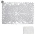 thumbnail image 4 of Luxtrada 60*84inch Snowflake Rectangle Tablecloth with Floral Lace Table Linens Wedding Events Party Dining Decorations Christmas Table Cloths, 4 of 7