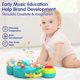 thumbnail image 5 of Juguetes para bebés de 6 a 12 meses, 6 meses de edad, juguetes de piano para bebés, juguetes para bebés de 6 a 12 meses, música brillante de elefante, juguetes para niñas, juguetes de regalo educativ, 5 of 5