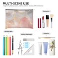 thumbnail image 4 of Cauagu Abstract Marble Texture for Tyvek Makeup Bag,Reusable Travel Cosmetic Bag Women Organizer Toiletry Bag Birthday,Gifts for Women Girlfriend Mom Teacher 6.5’’*8.9’’, 4 of 7