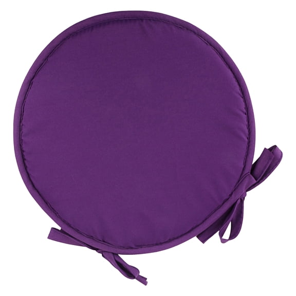 WRITWAA 1Pc Purple Seat Cushion Round for Home Office Chair with Material
