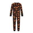 thumbnail image 5 of 2026 Matching Family Halloween Pajamas Set, Fall Sleepwear, Ghost & Pumpkin Printed Holiday Sleepwear, Soft Loungewear PJs Outfit, 5 of 5