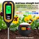 thumbnail image 4 of Probador de suelo pH humedad temperatura luz 4 en 1 medidor de pH humedad del suelo probador electrónico de tierra para plantas de jardín, amarillo, 81*350*40mmNota: Todos los datos se miden manualme, 4 of 4