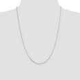 thumbnail image 2 of Diamond2Deal 925 Sterling Silver .7 mm Mirror Box Chain Necklace for Women 24", 2 of 5