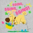 thumbnail image 2 of Junior's Up Easter Dug Boing Boing Boing  Graphic Tee Athletic Heather Large, 2 of 3
