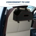 thumbnail image 3 of Raindrops Car Rear Seat Organizer Black Storage Box with Tissue Holder and Cup Holder for Car Back Seat, 3 of 8