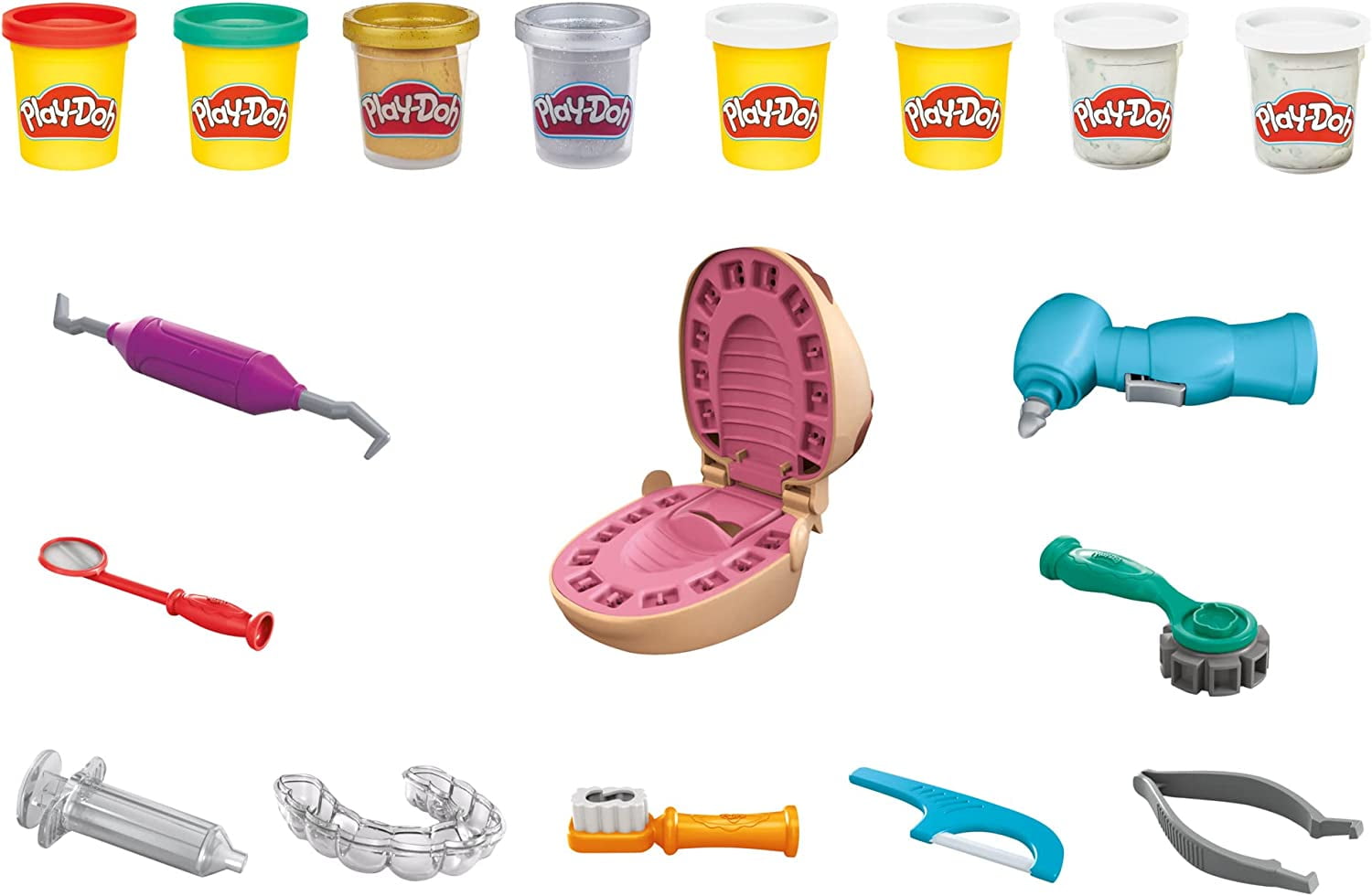 Play-Doh Drill 'n Fill Dentist Toy for Kids 3 Years Maroc