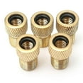 thumbnail image 3 of 4pcs Presta To Schrader Adaptors Bicycle Pump Tire Air Inflator Valve Connectors, 3 of 5