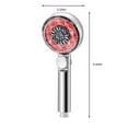 thumbnail image 3 of Handheld Shower Head, High Pressure Shower Head with Digital Temperature Display, LED Shower, Water Temperature-Controlled, Water Saving Filtered, Removable Panel, Easy Installation, for Dry Hair, 3 of 6