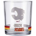 thumbnail image 2 of Calgary Flames 10oz. Banded Rocks Glass, 2 of 2
