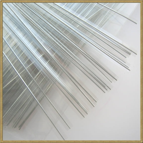 1000pcs 4" CLEAR metallic twist ties foil twist ties