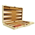 thumbnail image 4 of Middleton Games Deluxe Backgammon Set - Camel - 15"x10", 4 of 6