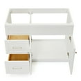 thumbnail image 6 of Ariel Hamlet 42 In. Right Offset Single Sink Base Cabinet In White, 6 of 9