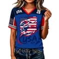 thumbnail image 3 of 2026 New United States Soccer Practice Jerseys, USA National Team Soccer Jersey Sweat Resistant Football Training Shirts, Retro Streetwear Fan Wear for Adult(Dark Blue, L), 3 of 6