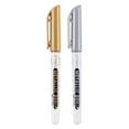 thumbnail image 5 of 6Pc Gold Silver Epoxy Resin Drawing Pen Gold Leafing Point Pen Marker Acrylic Paint Highlights Metallic Permanent Marker, 5 of 15