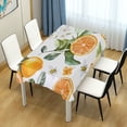 thumbnail image 4 of Yayeee Tablecloths 54" x 72" Rectangle Wrinkle Resistant Party Table Cover, Orange Watercolor Bees, 4 of 8