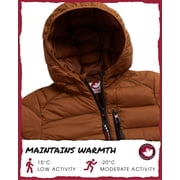 CANADA WEATHER GEAR Boys Puffer Jacket - Lightweight Nylon Packable Winter Coat for Boys (10-20)