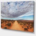 thumbnail image 2 of Desert Road under Bright Cloudy Sky - African Landscape Canvas Art Print, 2 of 3