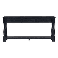 thumbnail image 5 of Tcbosik 63" Console Table with Open Shelf, Narrow Sofa Table with 3 Storage Drawers, Entryway Table for Living Room, Hallway, Foyer, Espresso, 5 of 11