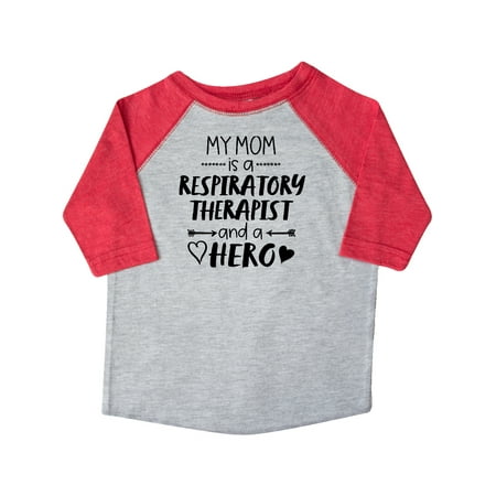 

Inktastic My Mom is a Respiratory Therapist and a Hero Gift Toddler Boy or Toddler Girl T-Shirt