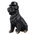 thumbnail image 2 of Estatua de perro de resina, figurita de Animal, adornos artesanales para decoración para hogar, Animal coleccionable en miniatura, , muebles para Macarena Figurilla de resina, 2 of 7