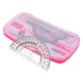 thumbnail image 4 of KAKOWELY compass 1 Set Geometry Set for Students Rulers Protractor Compass Eraser Pencil Sharpener for Drafting and Drawings Geometry Supplies4.72"X1.34"X0.47", 4 of 5