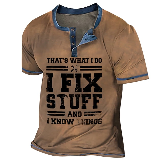 Men's T-shirt T-shirts Graphic Text Black Military Green Pool Dark Gray 3D Printing Street Casual Short Sleeve Button Down Printed Clothing Basic M
