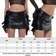thumbnail image 2 of Falda Falda ajustada para mujer Slim Fit Mujer Sexy Tie Up Night Club Outfit (Negro L) Ygjytge Negro T L para Mujer, 2 of 6