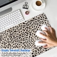 thumbnail image 4 of Long Mouse Pads for Desk,Black and Tan Leopard Print Desk Mats on Top Of Desks, Desk Mouse Pad Extra Large with 3mm Non-Slip Base and Stitched Edge for Gaming,Office,Work,Home 31.5"x15.7", 4 of 6