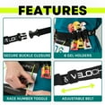 thumbnail image 3 of VeloChampion Triathlon, Running, Marathon, Time Trial Number Belt with Gel Loop, 3 of 8