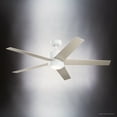 thumbnail image 3 of Luxury Modern Rustic Ceiling Fan, Matte White, UKC90001, 3 of 4