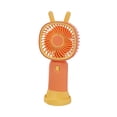 thumbnail image 2 of GOFLIC Mini USB Rechargeable Handheld Fan Portable Small Fan with Base 3 Speeds 300-500mAh Battery for Outdoor Study Summer, 2 of 7