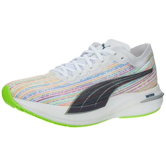PUMA Womens Deviate Nitro Sp Running Sneakers Shoes - White - Size 7.5 M