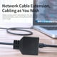 thumbnail image 5 of RJ45 1 Male To Female Socket Port Network Cord High Speed Cable Splitter Adapt, 5 of 9
