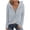 Gray, variant on Fesfesfes Women Hooded Casual Hoodies Jumper Tops Solid Sweatshirt Bandage Long Sleeve Blouse Tee Clothes Sale