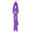 thumbnail image 1 of Aurora 24" Colorful Hanging Chimp Plush Stuffed Animal Monkey, Purple, 1 of 2