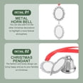 thumbnail image 3 of AURARMLET 2Pcs Metal Sublimation Ornaments Bell for Fireplace Decoration Families, 3 of 8