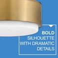 thumbnail image 2 of 2 Light Medium Flush Mount-Lacquered Brass Finish Hinkley Lighting 30073Lcb, 2 of 6