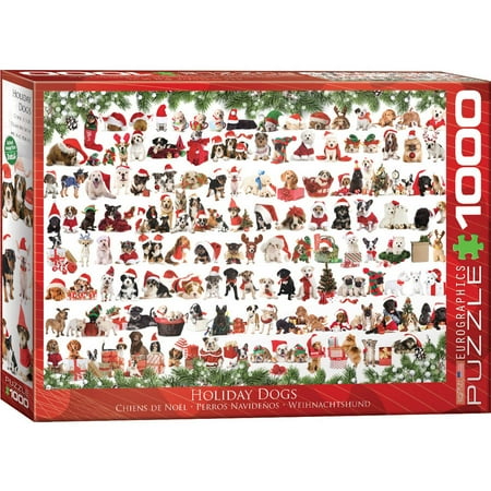- Christmas Puppies 1000-Piece Puzzle
