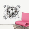 thumbnail image 4 of Pegatinas de pared de fútbol, ​​pegatinas de pared decorativas para dormitorio, club de fútbol, ​​40x50cm, 4 of 4