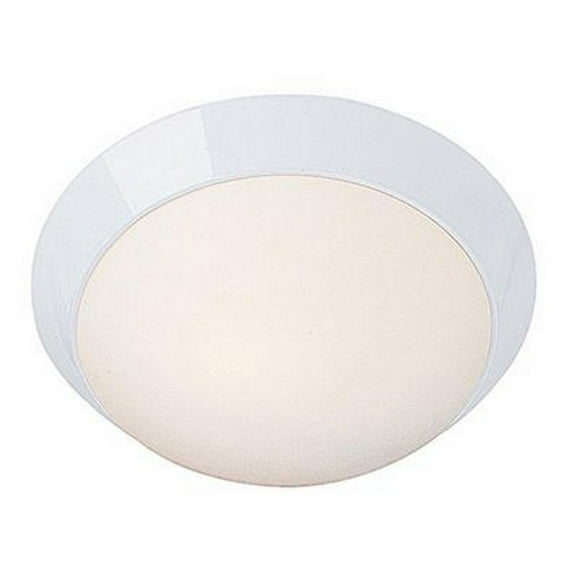 Access Lighting 20625GU-WH-OPL Cobalt Two Light Flush Mount in White