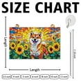 thumbnail image 4 of 89Bloom Shiba Inu & Sunflower Stained Glass Hologram Ornament, Dog Stained Glass Suncatcher Ornaments Home Decor, Dog Holographic Ornaments, 4 of 7