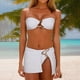 thumbnail image 1 of WILLBEST Traje de Baño Mujer Dos Piezas "conjunto de Bikini de Color Liso para Mujer con Accesorios de Notas Musicales Doradas, Traje de Baño de Tres Piezas", 1 of 8