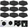 thumbnail image 3 of 12 pegatinas decorativas de pared multifuncionales con aislamiento acústico hexagonales para bricolaje, 3 of 6