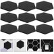 thumbnail image 3 of 12 pegatinas decorativas de pared multifuncionales con aislamiento acústico hexagonales para bricolaje, 3 of 6