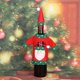 thumbnail image 4 of Conjunto de decoración de botella de vino tinto y champán Ndcxsfigh, Navidad, Gorro de Papá Noel, 11,5*5,5 cm, 4 of 6
