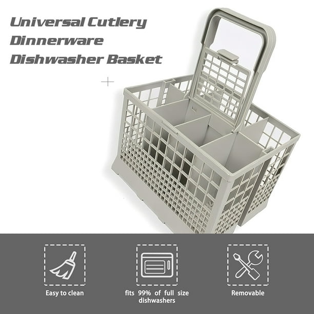 Panier à couverts, panier universel pour lave-vaisselle 2-en-1