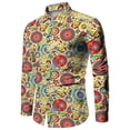 thumbnail image 2 of Las camisas de otoño más nuevas para hombres, camisas sociales de lujo de manga larga, camisetas de gran tamaño con solapa, camisas para hombre, ropa Harjauku diaria 2024, 2 of 5