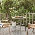 thumbnail image 1 of vidaXL Tea Table Grey 45 cm Poly Rattan, 1 of 4