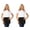 Black (2 Pack), variant on Unisex Waitress Apron, Black, One Size