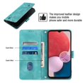 thumbnail image 3 of Dteck for Samsung Galaxy A14 5G Case, Wallet Phone Case for Samsung A14 5G with Wrist Strap, Soft Matte PU Leather Credit Card Holder Folio Flip Phone Cover,Green, 3 of 5